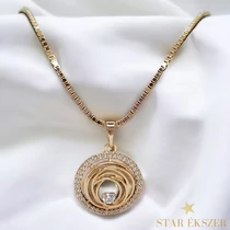 Desita Gold Filled  Nyaklánc köves medállal 45cm