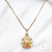 Bora Gold Filled antiallergén pezsgő köves nyaklánc 60cm