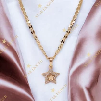 Csillag medálos18K Gold Filled antiallergén nyaklánc 45cm
