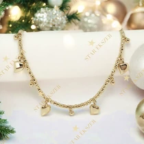 Natalia 14K Gold Filled antiallergén több medálos nyaklánc 45cm