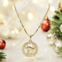 Horoszkópos 14K Gold Filled antiallergén nyaklánc 50cm Bika