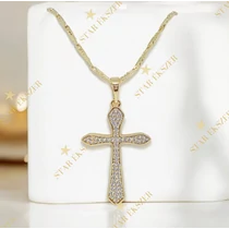 Arboga 14K Gold Filled antiallergén keresztes nyaklánc 45cm