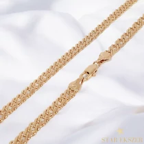 Halszálkás 18K G.F antiallergén nyaklánc 50cm/4mm