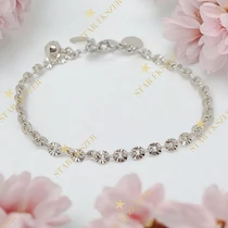 Krizia White G.F. Antiallergén kislány Bokalánc 20cm