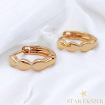 Alita 18K antiallergén kislány fülbevaló