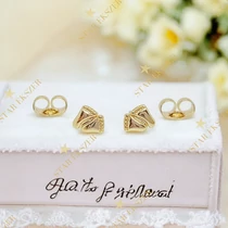 Chiara 14K antiallergén babatalp fülbevaló