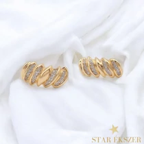 Dubbo 18K antiallergén fülbevaló