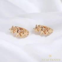 Iandra 18K GF. antiallergén tengeri csillag fülbevaló 