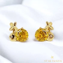 Naxos 14K antiallergén kislány fülbevaló sárga