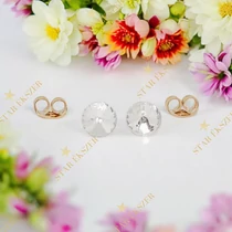 Pont 18K antiallergén fülbevaló fehér