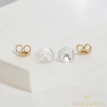 Pont 18K antiallergén fülbevaló fehér