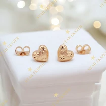 Zoyla 18K antiallergén szív fülbevaló 