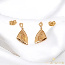 Volos 18K GF. antiallergén görög fülbevaló