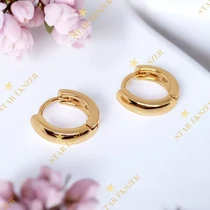 Jaca 18K antiallergén kislány vagy fiú mini karika fülbevaló normál