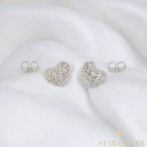 Dana White GF. antiallergén szív fülbevaló