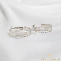 Ellus White GF. antiallergén karika fülbevaló 2,5cm