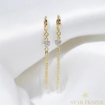 Leticia 14K GF. antiallergén fülbevaló