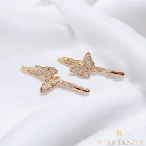 Melisa 18K GF. antiallergén pillangós fülbevaló