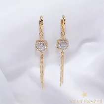 Milena 18K GF. antiallergén fülbevaló