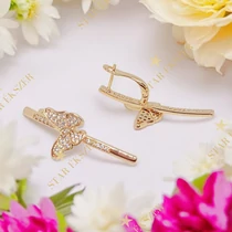 Melisa 18K GF. antiallergén pillangós fülbevaló