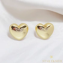 Heart 14K GF. antiallergén szív fülbevaló 