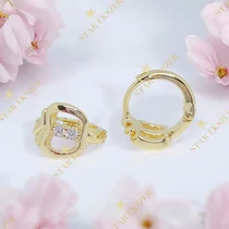 Apple 14K GF. antiallergén kislány fülbevaló 
