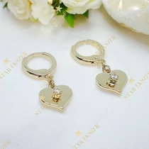 Adeline GF. antiallergén szíves fülbevaló