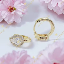 Everly 14K GF. antiallergén kislány fülbevaló
