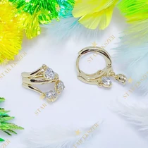 Mandal 14K G.F. antiallergén fülbevaló