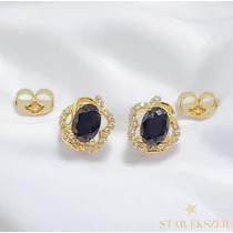 Joliet 14K GF. antiallergén fülbevaló fekete