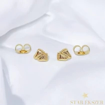 Chiara 14K antiallergén babatalp fülbevaló