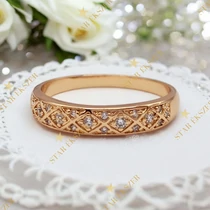 Arelé 18K antiallergén gyűrű 57-es