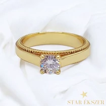 Arien 14K antiallergén köves gyűrű 57-es