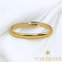 Lamu 14K antiallergén minimalista gyűrű állítható méret