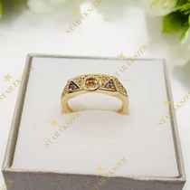 Luxor 14K antiallergén gyűrű 59-es