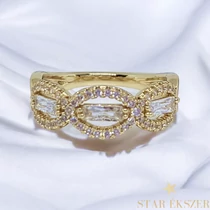 Lenke 14K GF. antiallergén gyűrű 54-es