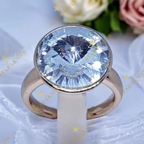 SW Crystal Gold Filled luxus Gyűrű 54-es