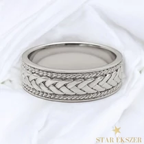 Valmor White antiallergén gyűrű 57-es