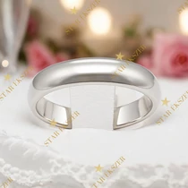 Arion White hagyományos antiallergén karika gyűrű 52-es