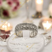 Valmor White antiallergén gyűrű 57-es