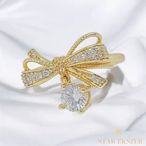 Siiri 14K antiallergén gyűrű 52-es