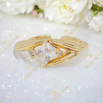 Zita 14K antiallergén gyűrű állítható méret