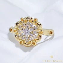 Luna 14K GF. antiallergén gyűrű 52-es
