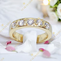 Stella 14K GF. antiallergén gyűrű 54-es