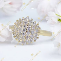 Lund 14K GF. antiallergén gyűrű 57-es