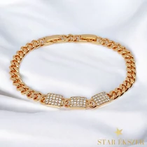Amalfi 18k antiallergén karkötő 17/19cm