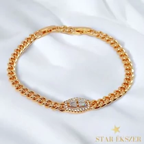 Gera 18k antiallergén karkötő 17/19cm
