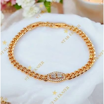 Gera 18k antiallergén karkötő 17/19cm