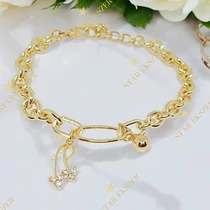 Lilja 14k GF. antiallergén karkötő 18+3cm