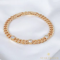 Lotta 18k GF. antiallergén karkötő 17/19cm